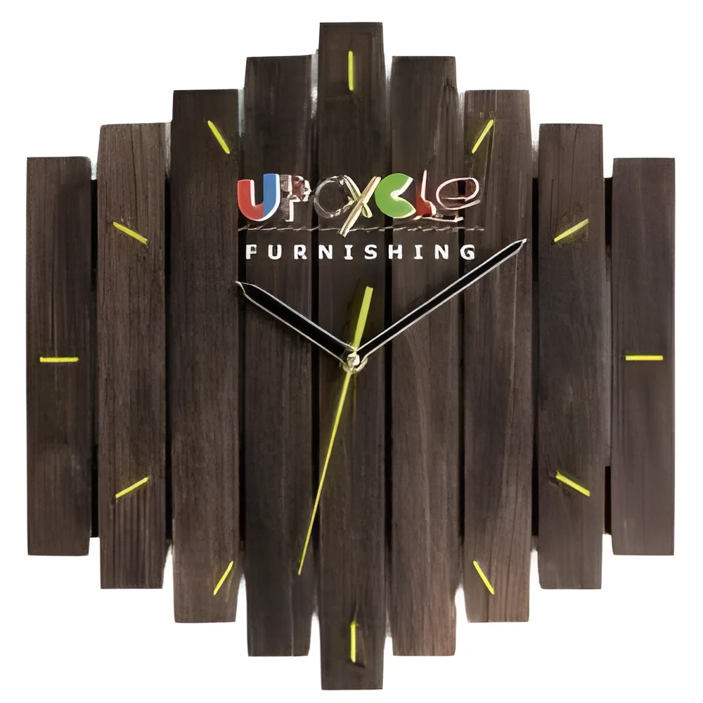 Pallet Wood Wall Clock - Home & Kitchen by Upcycle Furnishing India
