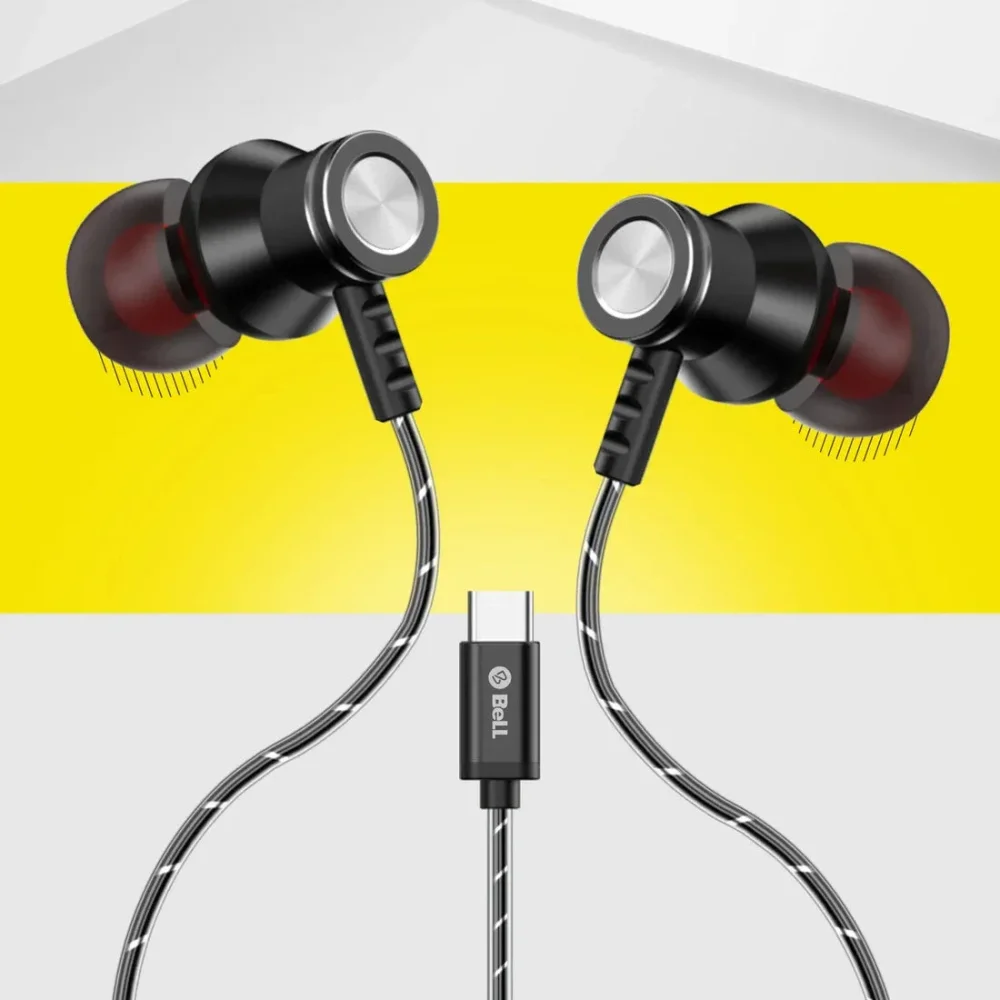 BELL BLHFK516TYPE-C Wired USB-C Earphones - Electronics & Electrical by Srienterprises