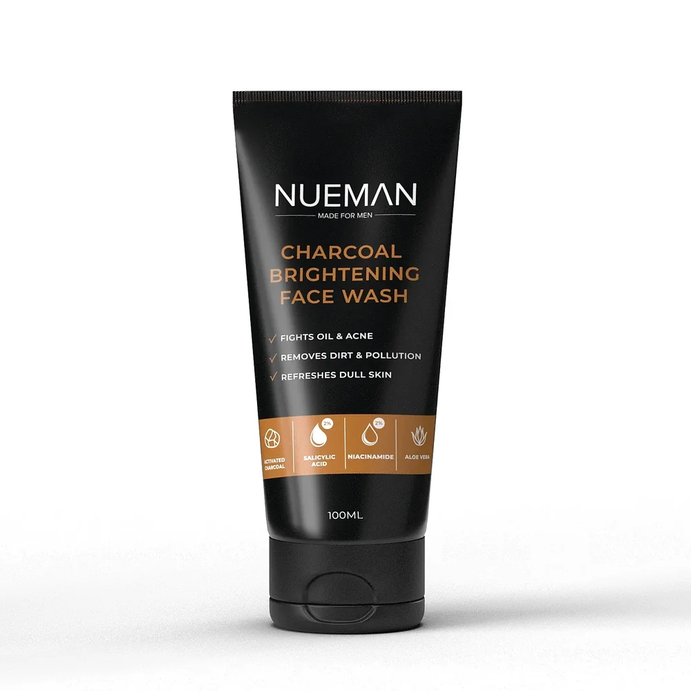 Charcoal Brightening Face Wash - Beauty & Personal Care by Nueman Wellness LLP