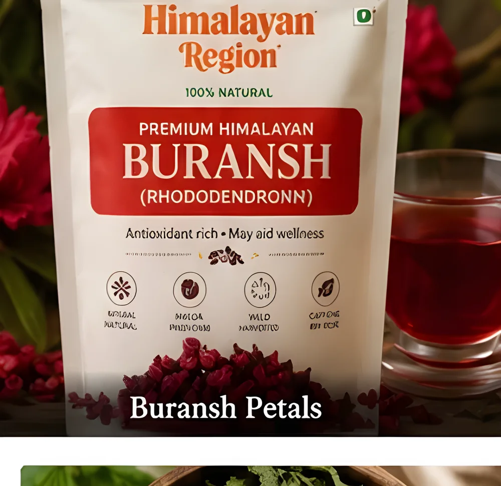 Premium Wild-Harvested Buransh Petals - Food & Agriculture by Himalayan Region