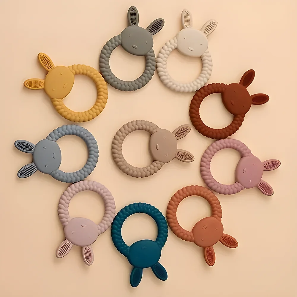 Silicone Bunny Teether - Plastics & Rubber by Shree Anant International