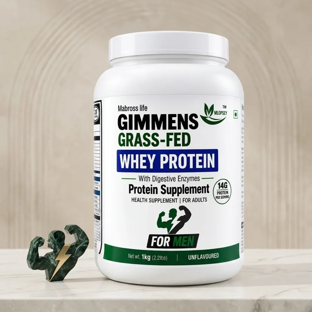 GIMMENS Grass-Fed Whey Concentrate Protein for Adults - Healthcare & Medical by Mabross Life