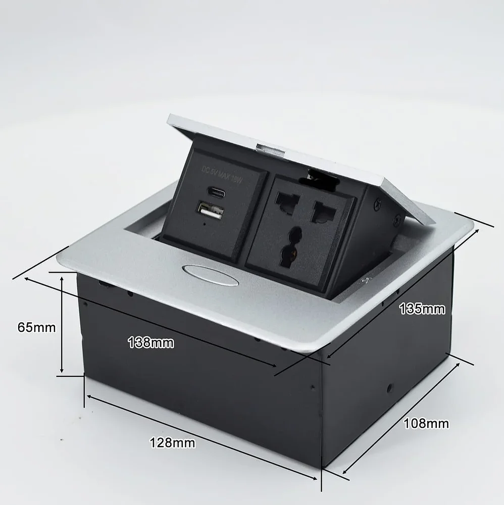Audiovan Hydraulic Cable Cubby Popup Box - Electronics & Electrical by Audiovan Tech Mumbai