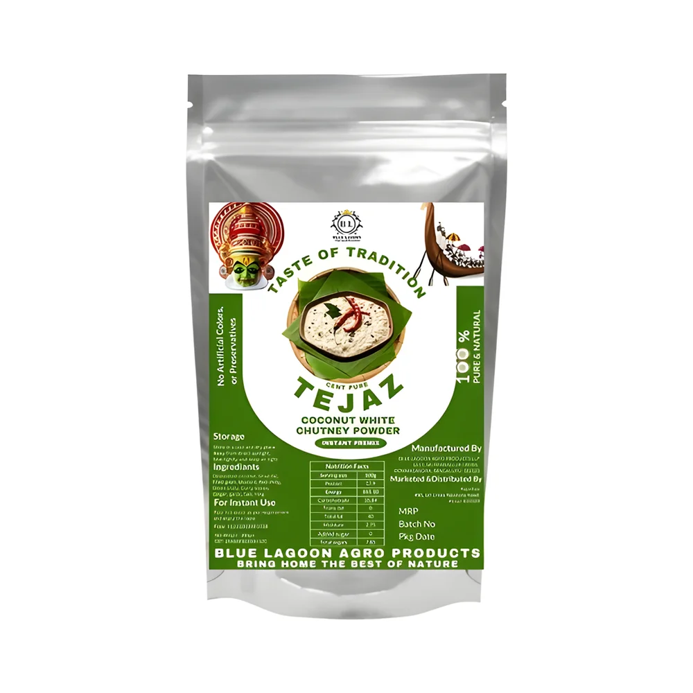 Tejaz Coconut White Chutney Powder - Food & Agriculture by Blue Lagoon Agro Products LLP