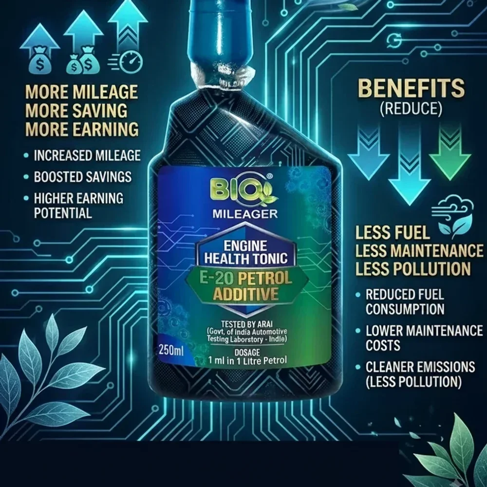 ARAI i-CAT Certified Petrol Fuel Additive - Automotive & Transport by Synergy Health & Wellness Centre