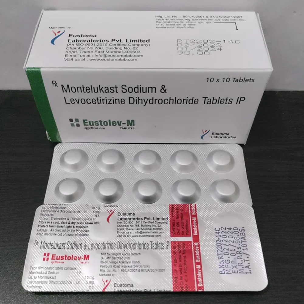 Levocetirizine Montelukast Tablet - Healthcare & Medical by Eustoma Laboratories Pvt. Ltd.