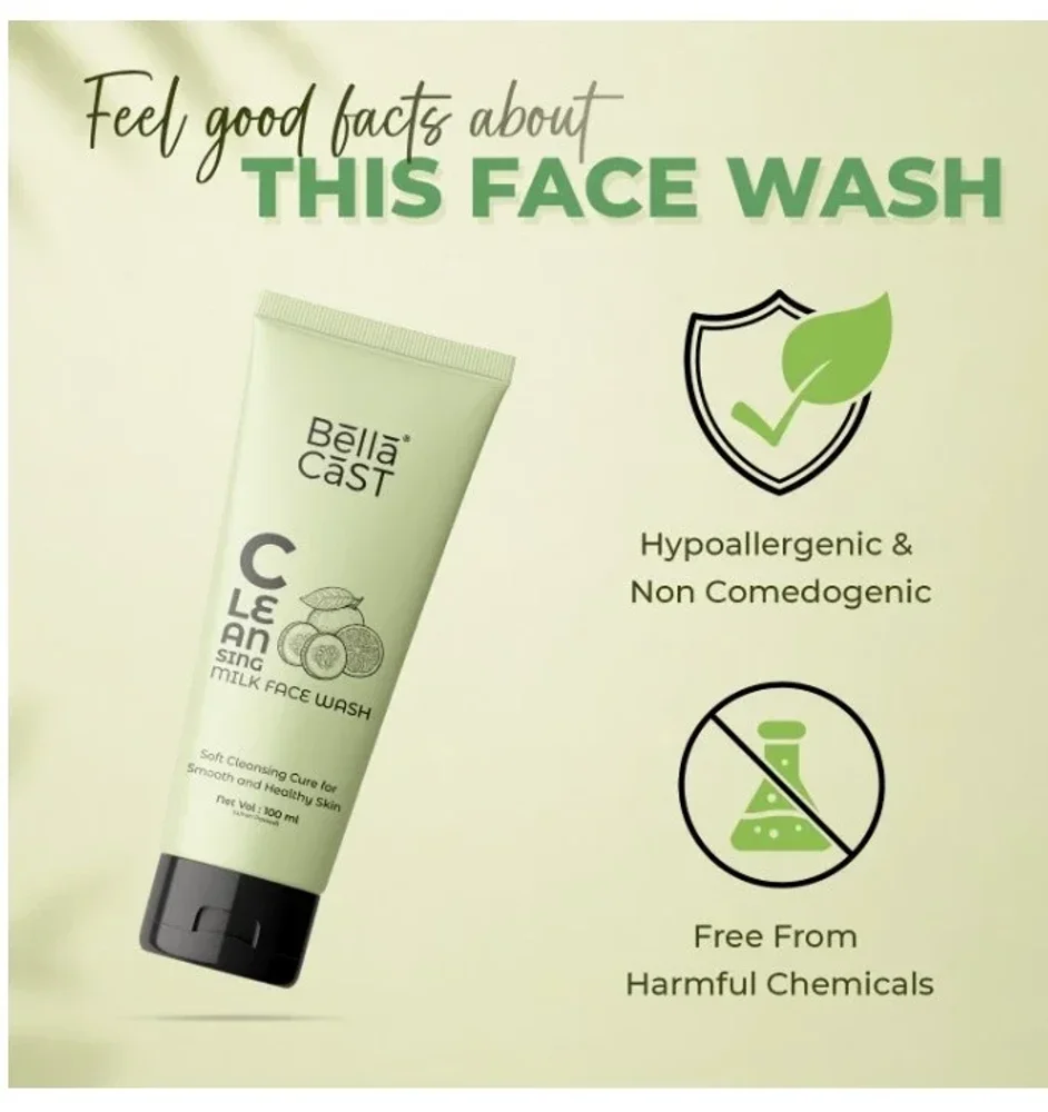 Cleansing Milk Face Wash 100 ml - Beauty & Personal Care by Teamex