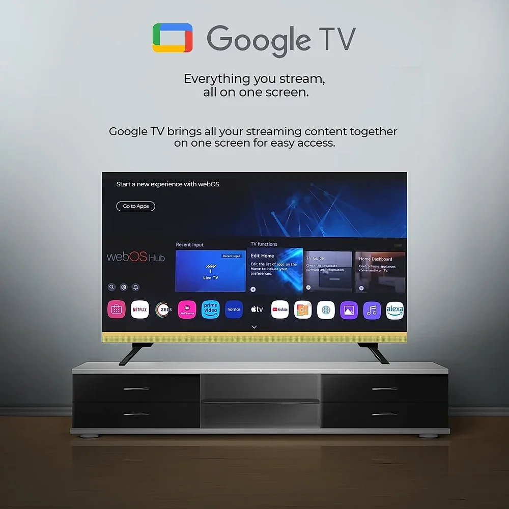 Gplus 55 Inch (140 cm) 4K Ultra HD Smart TV with Voice Control - Electronics & Electrical by Garuda Mart India Pvt. Ltd.
