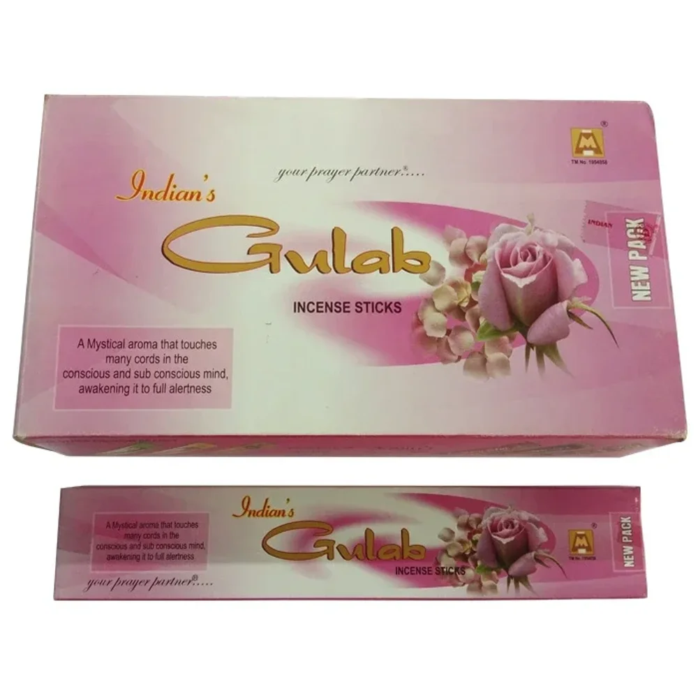 Indian's Gulab Rose Agarbatti Sticks - Home & Kitchen by Indian Agarbatti Manufacturers