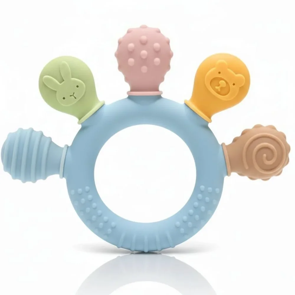 Food Grade Silicone Ring Teether - Plastics & Rubber by Shree Anant International