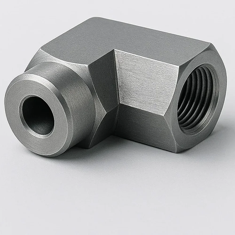 Brass ⅜ in Elbow Connector - Construction & Building Materials by VP Engineering