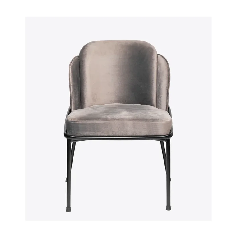 Modern Upholstered Metal Chair - Furniture & Interiors by Wooden Owl Design Pvt. Ltd.