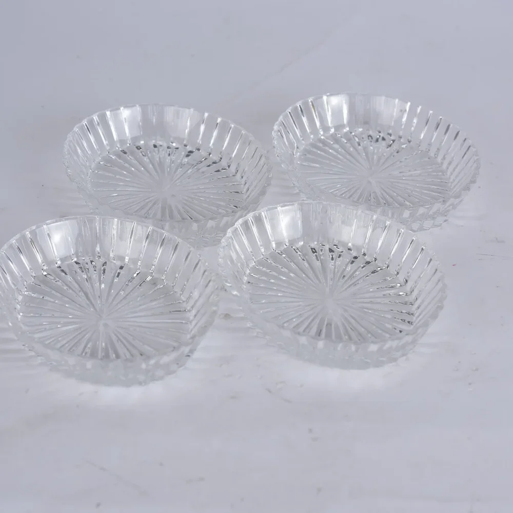 Crystal Dry Fruit Bowl Set of 4 - Home & Kitchen by Deewin Dreamz