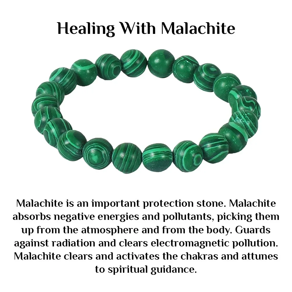 Malachite Gemstone Bracelets - Gems & Jewelry by Zairish Global