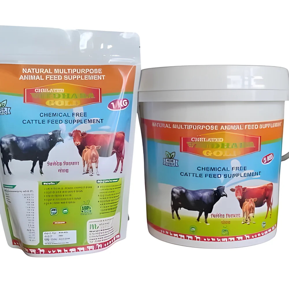 5 KG Animal Feed Supplement for Dairy Cattle and Poultry - Food & Agriculture by Moonvet Lifesciences LLP