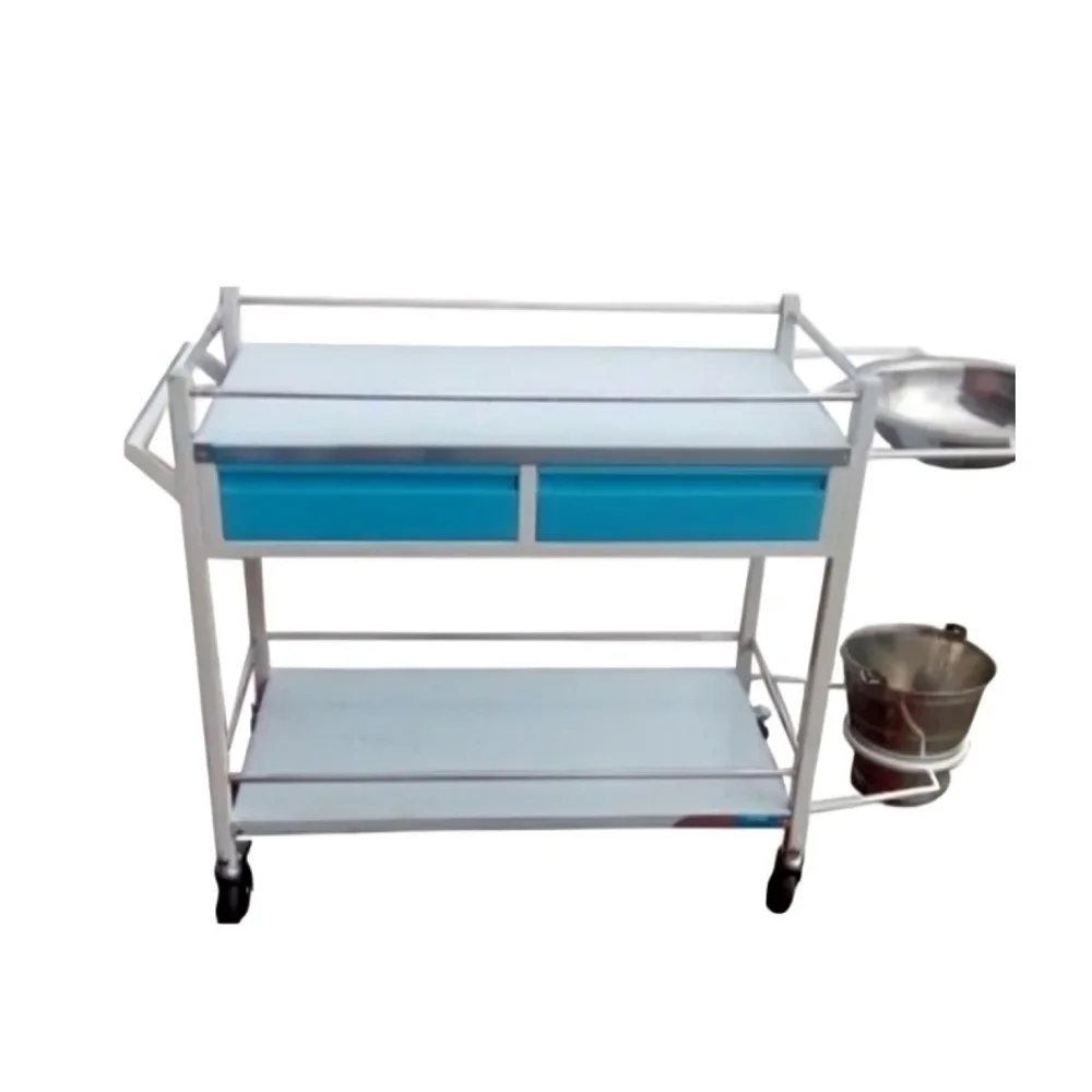 Sterile Stainless Steel Hospital Dressing Trolley - Healthcare & Medical by Medicom International