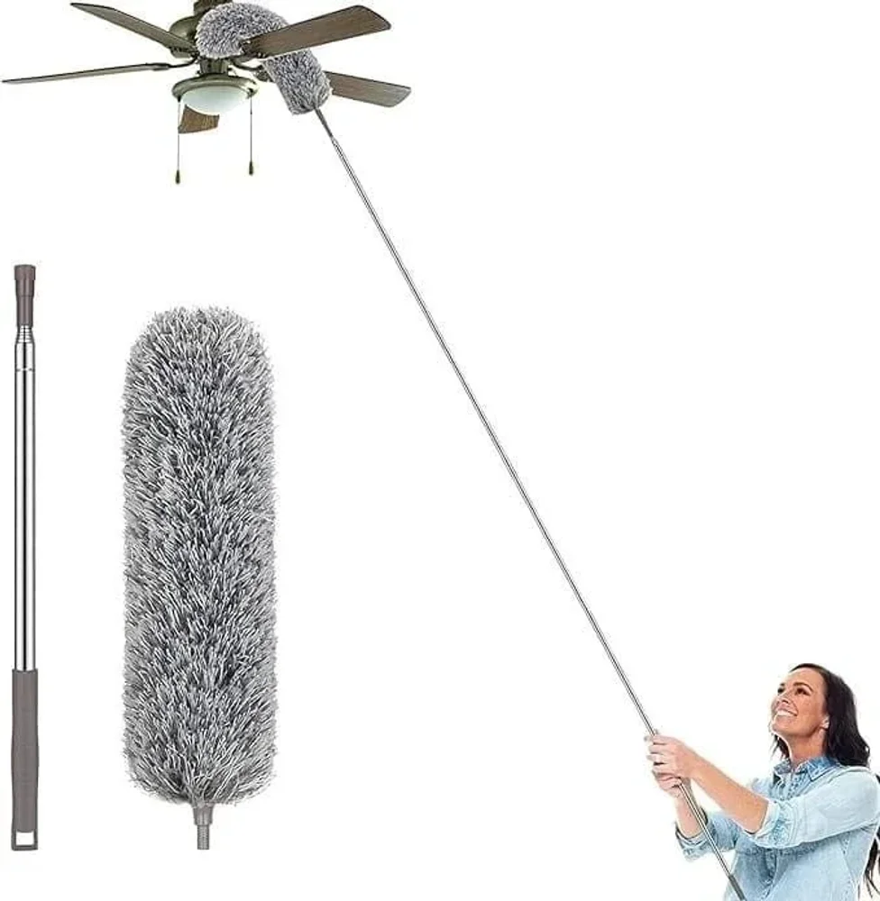 Stainless Steel Telescopic Ceiling Fan Duster - Industrial Supplies & Tools by Ornate Beauty Cosmetics