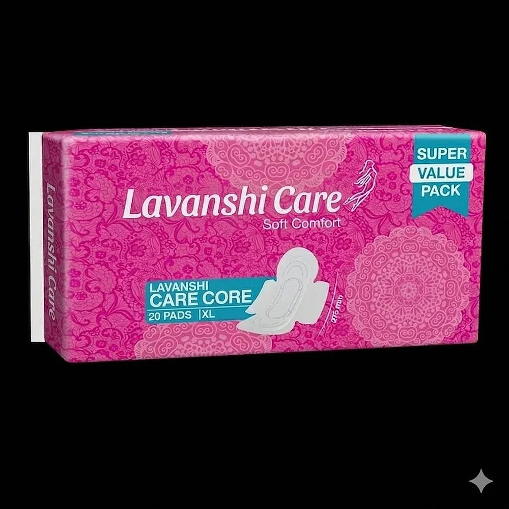 Lavanshi Care Cotton Regular Pads XL - Beauty & Personal Care by Lavanshi Hygiene Care