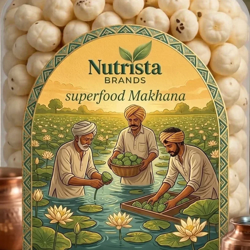 Nutrista Brands Hand-Cultivated Makhana - Food & Agriculture by Hardya Foods