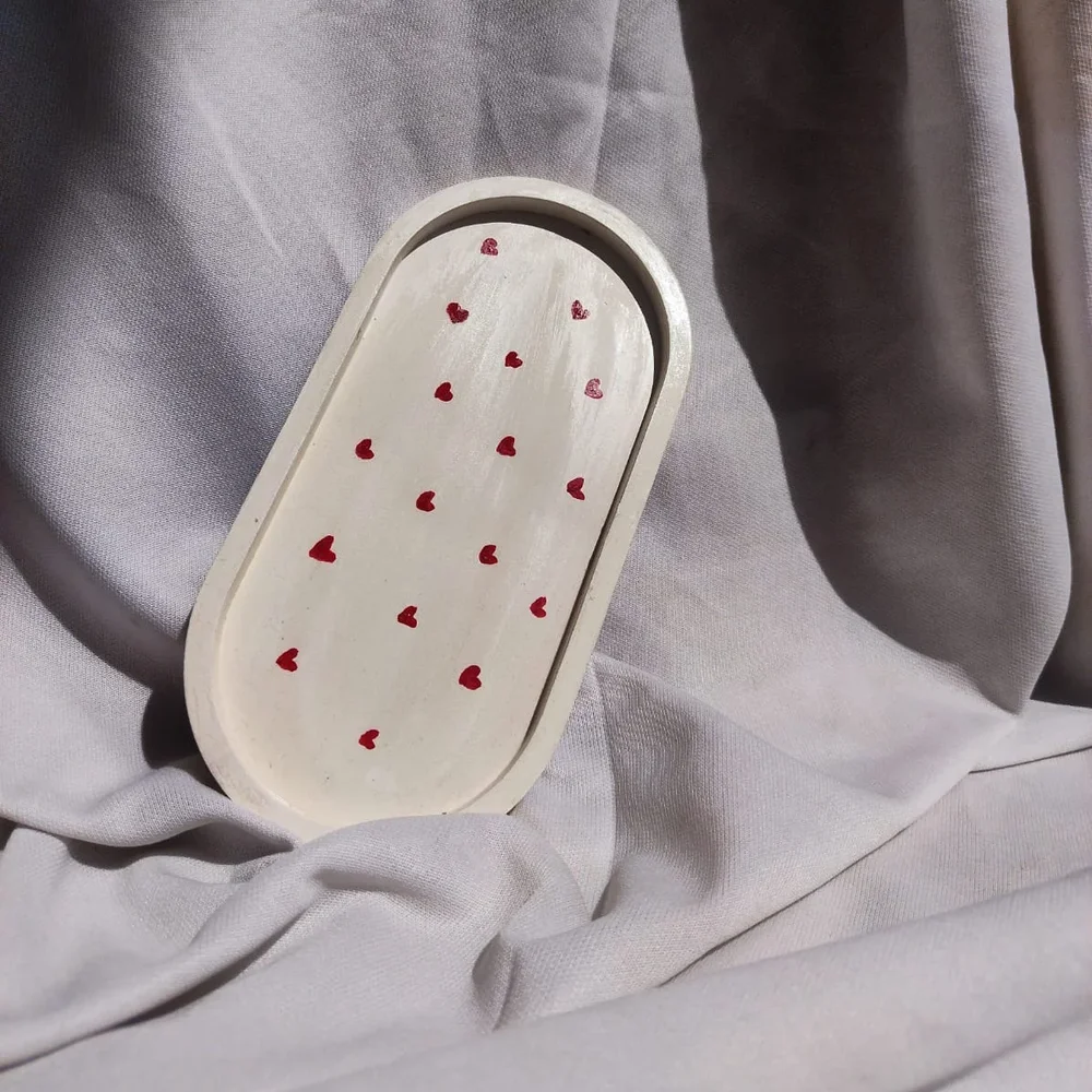 Terrazzo Irregular Abstract Trinket Dish - Home & Kitchen by Space and Siment
