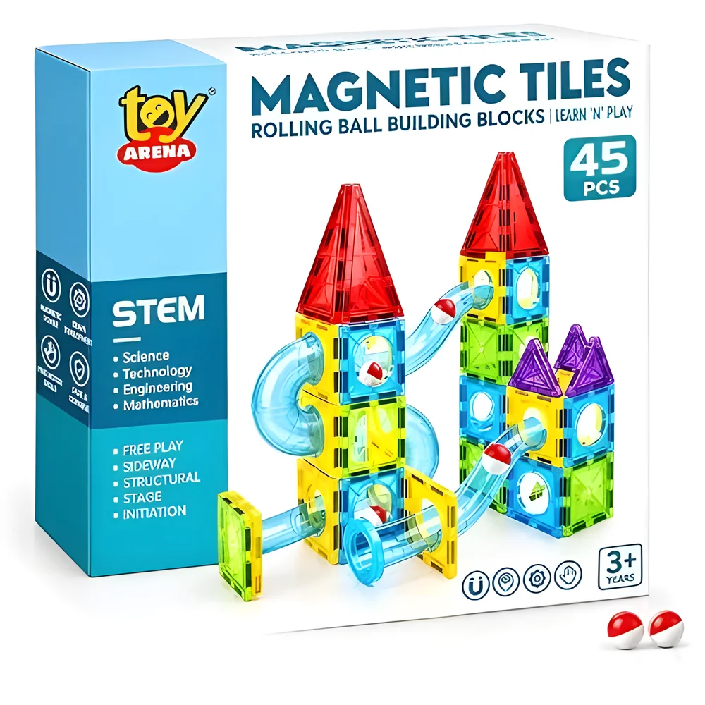 Magnetic Building Blocks Toy Case - Sports, Toys & Games by Unique Enterprises