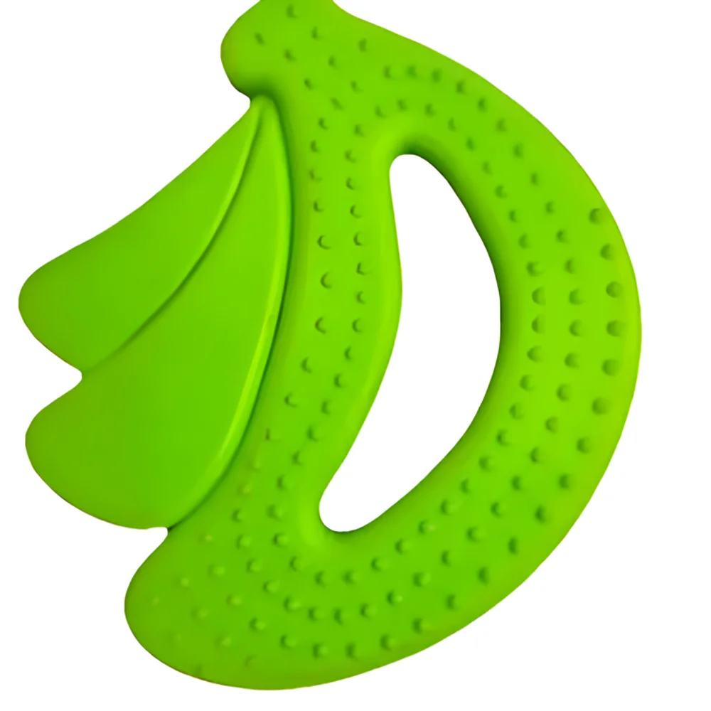 Green Silicone Banana Teether - Plastics & Rubber by Shree Anant International
