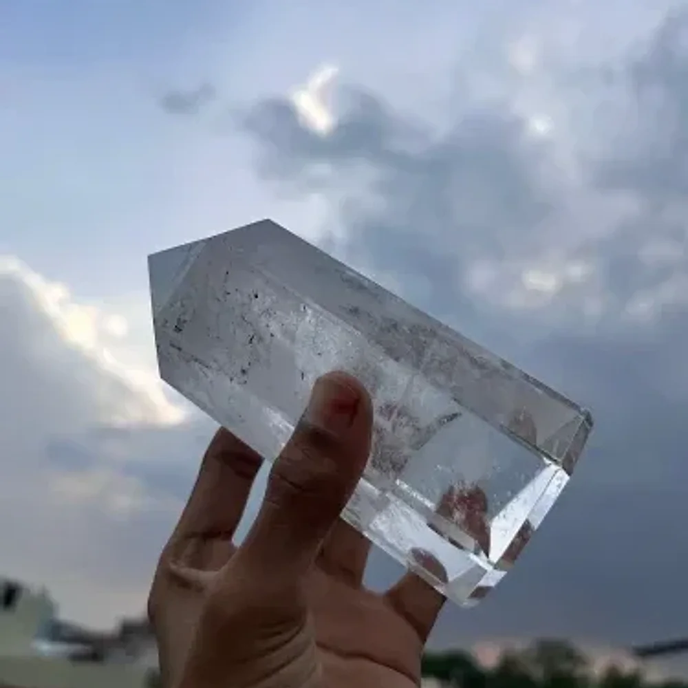Natural Clear Quartz Point Tower - Home & Kitchen by Sarah Agate