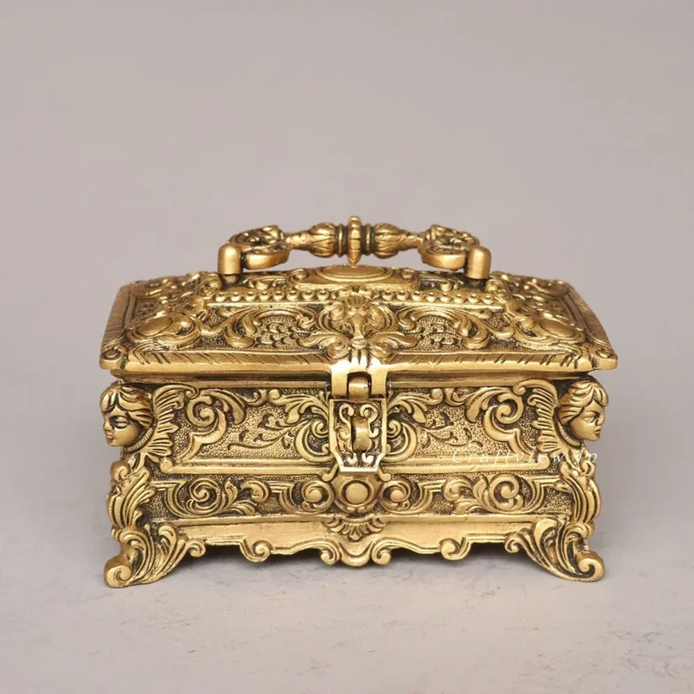 Brass Handmade Decorative Box - Home & Kitchen by Craftsview