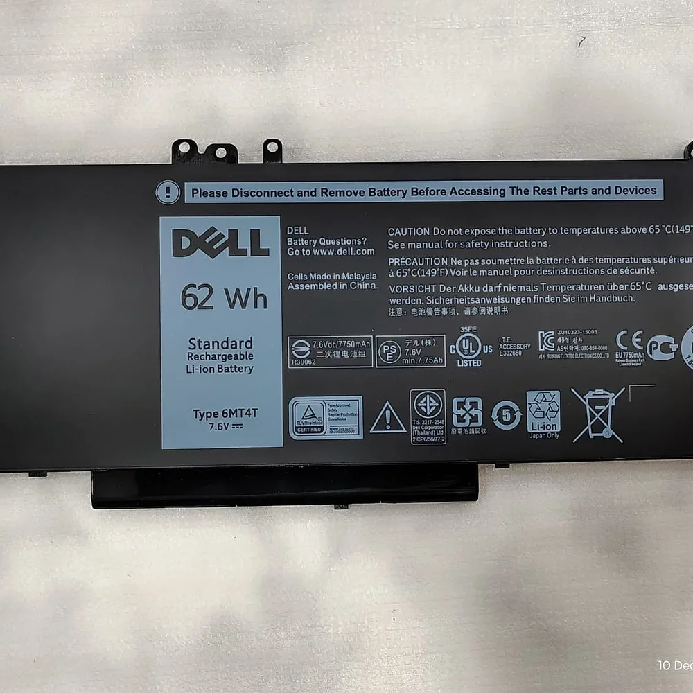 Dell 6Mt4t Laptop Battery - Electronics & Electrical by Kingfast Technologies