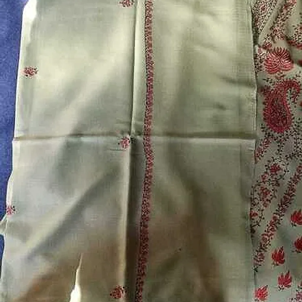 Embroidered Fabric Shawl for Casual Wear - Textiles & Apparel by Bhat Shawl Collection