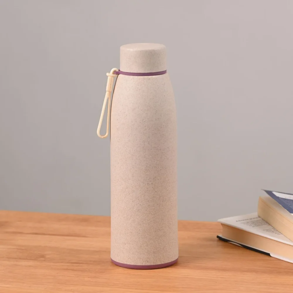 600 ML Rice Husk Water Bottle - Home & Kitchen by Monday and Co.