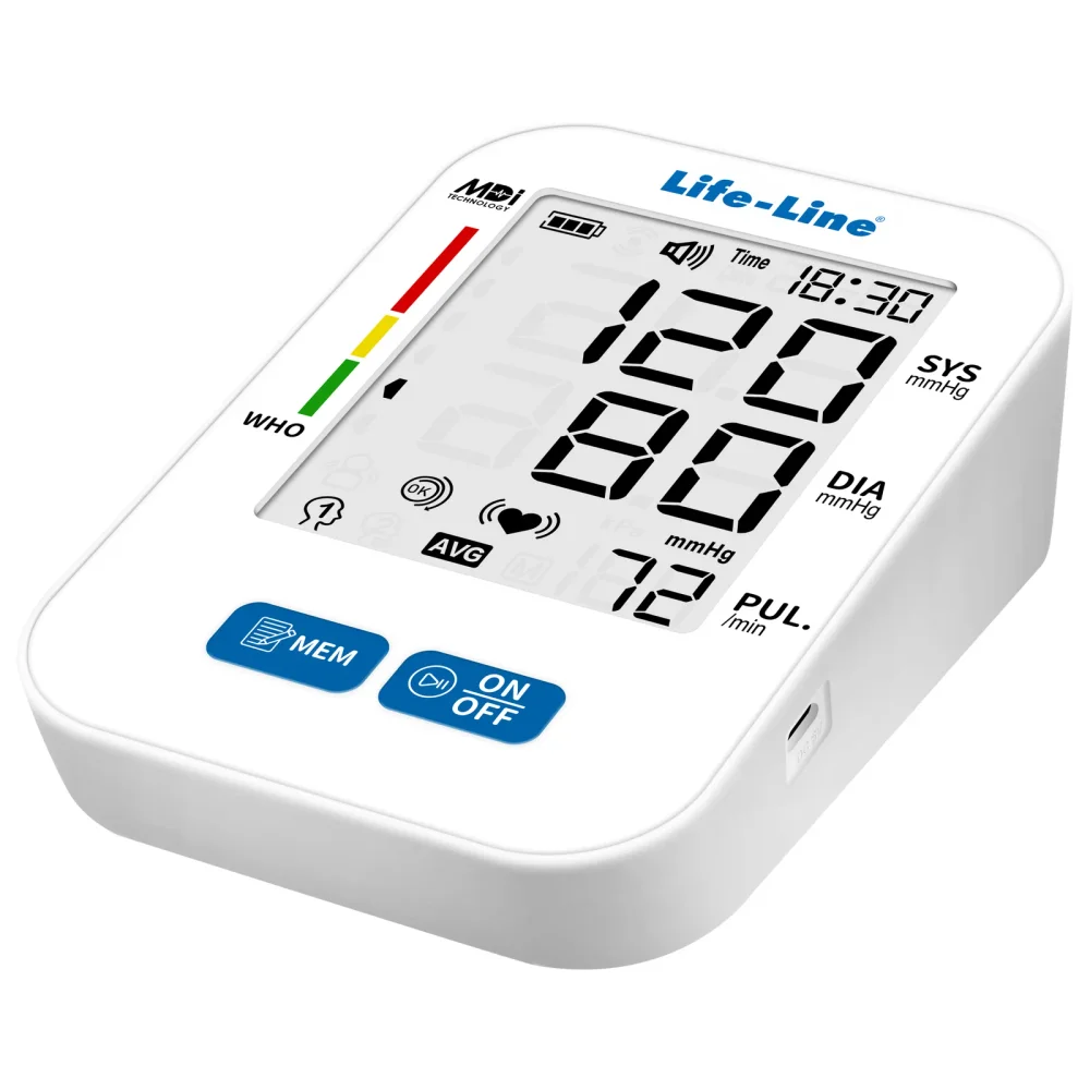 Life-Line L-2 Digital Automatic Blood Pressure Monitor with MDI Technology - Healthcare & Medical by Accurate Surgicals