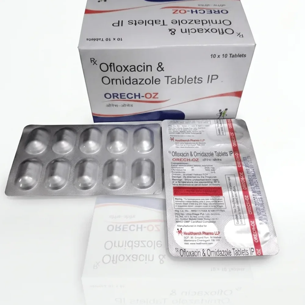Ofloxacin and Ornidazole Tablets - Healthcare & Medical by Healthserch Pharma LLP