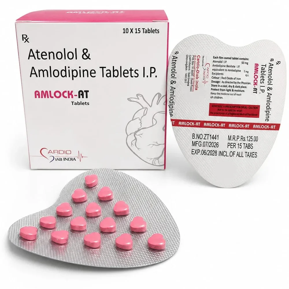 Amlodipine 5mg Atenolol 50mg Film-Coated Tablets - Healthcare & Medical by Prector Lifesciences