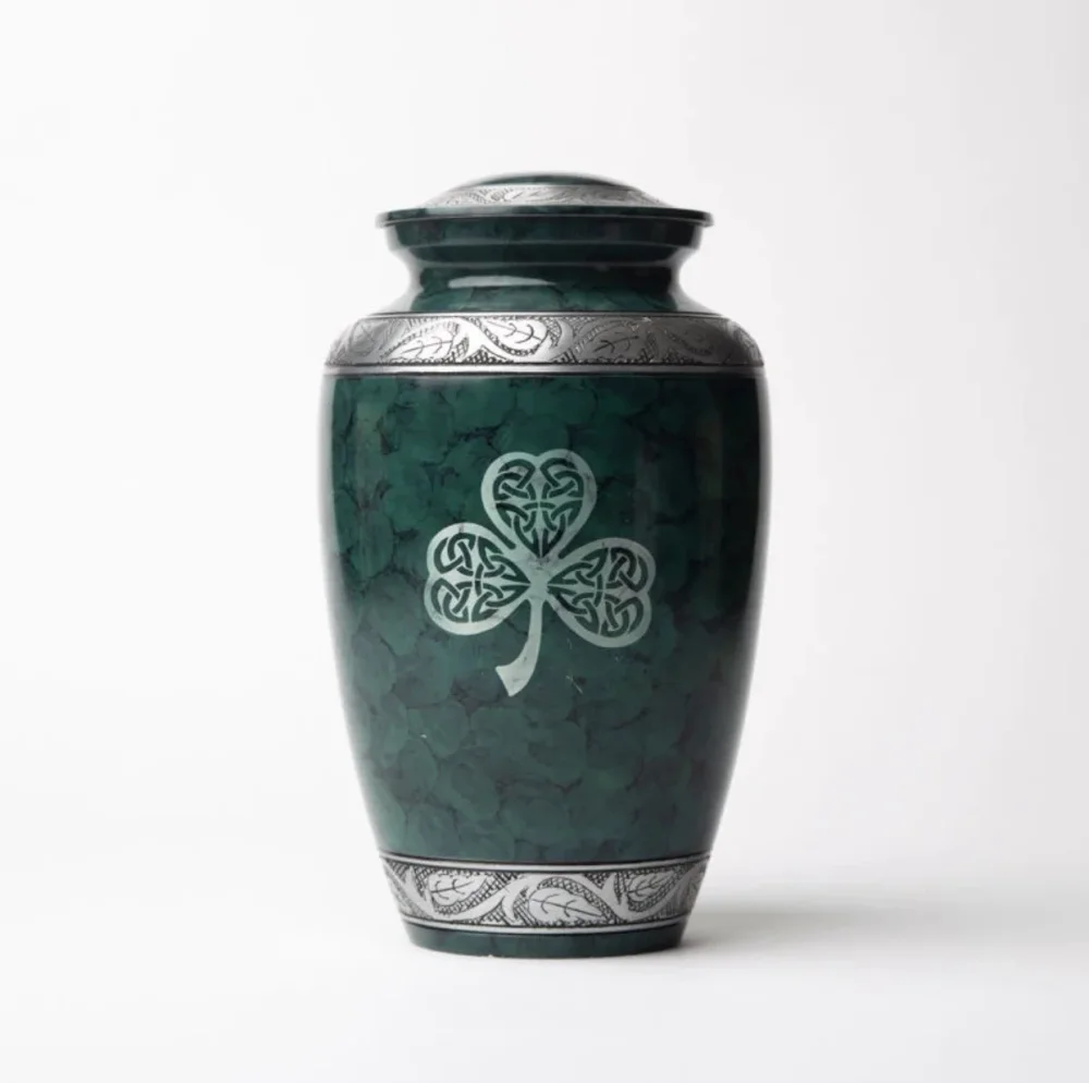 Aluminium Cremation Urn - Home & Kitchen by Indian Aura Crafts Expo