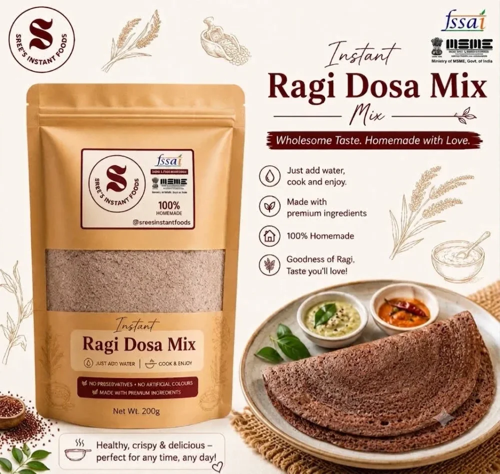 Sree’s Ragi Dosa Mix