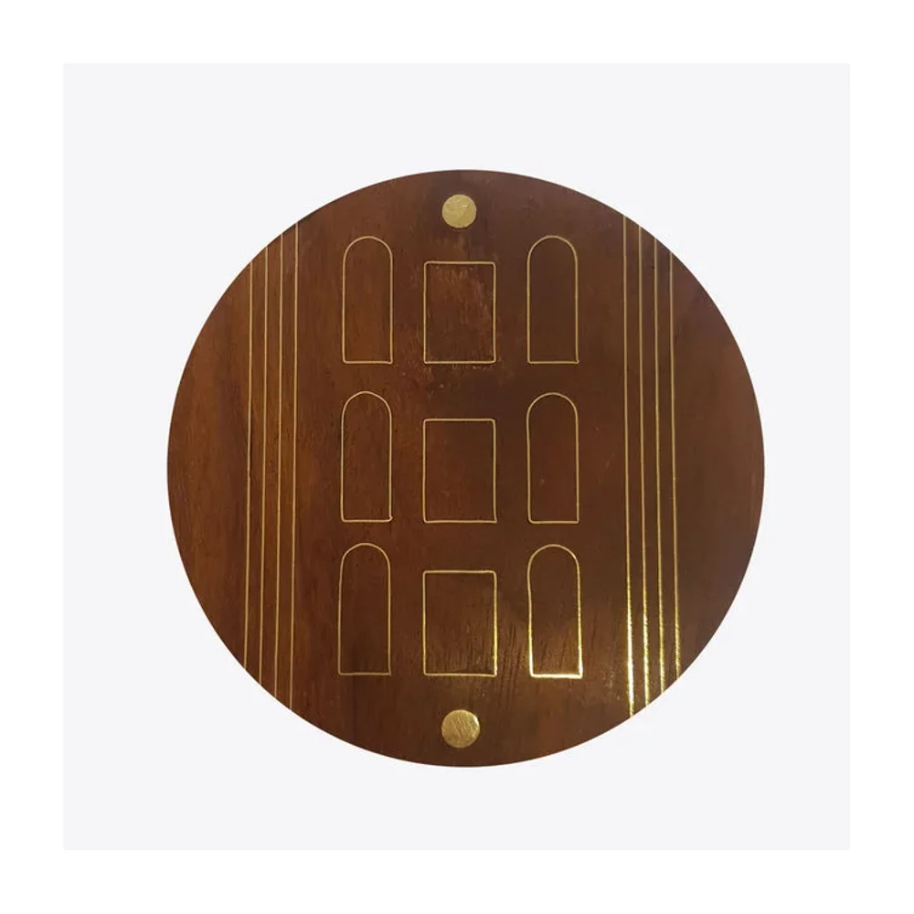 Tarkashi Craft Coasters - Home & Kitchen by Wooden Owl Design Pvt. Ltd.