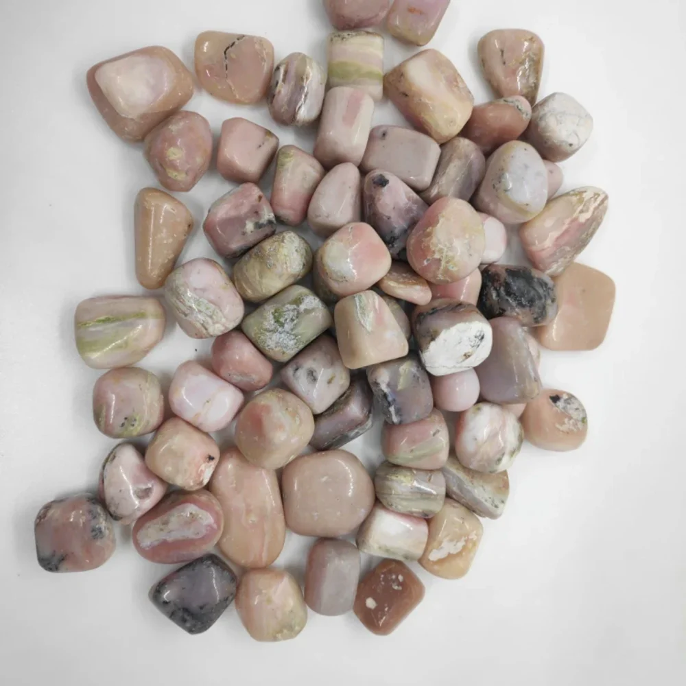 Pink Opal Tumbled Stones - Gems & Jewelry by Zairish Global