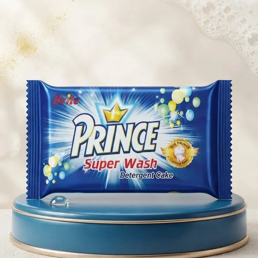 Brite PRINCE Super Wash Laundry Detergent Bar - Home & Kitchen by J K Industries