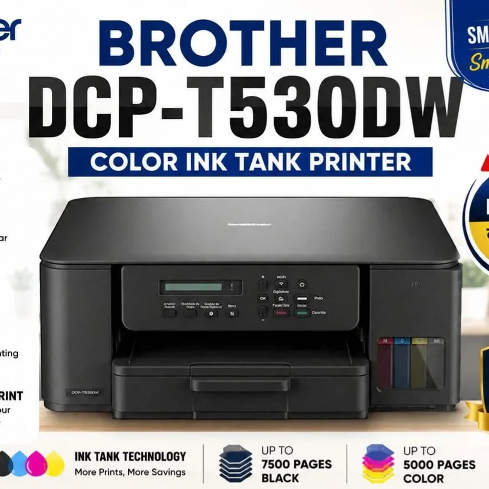 Brother DCP-T530DW Colour Ink Tank Printer - Electronics & Electrical by Hackinova Technology Udhampur