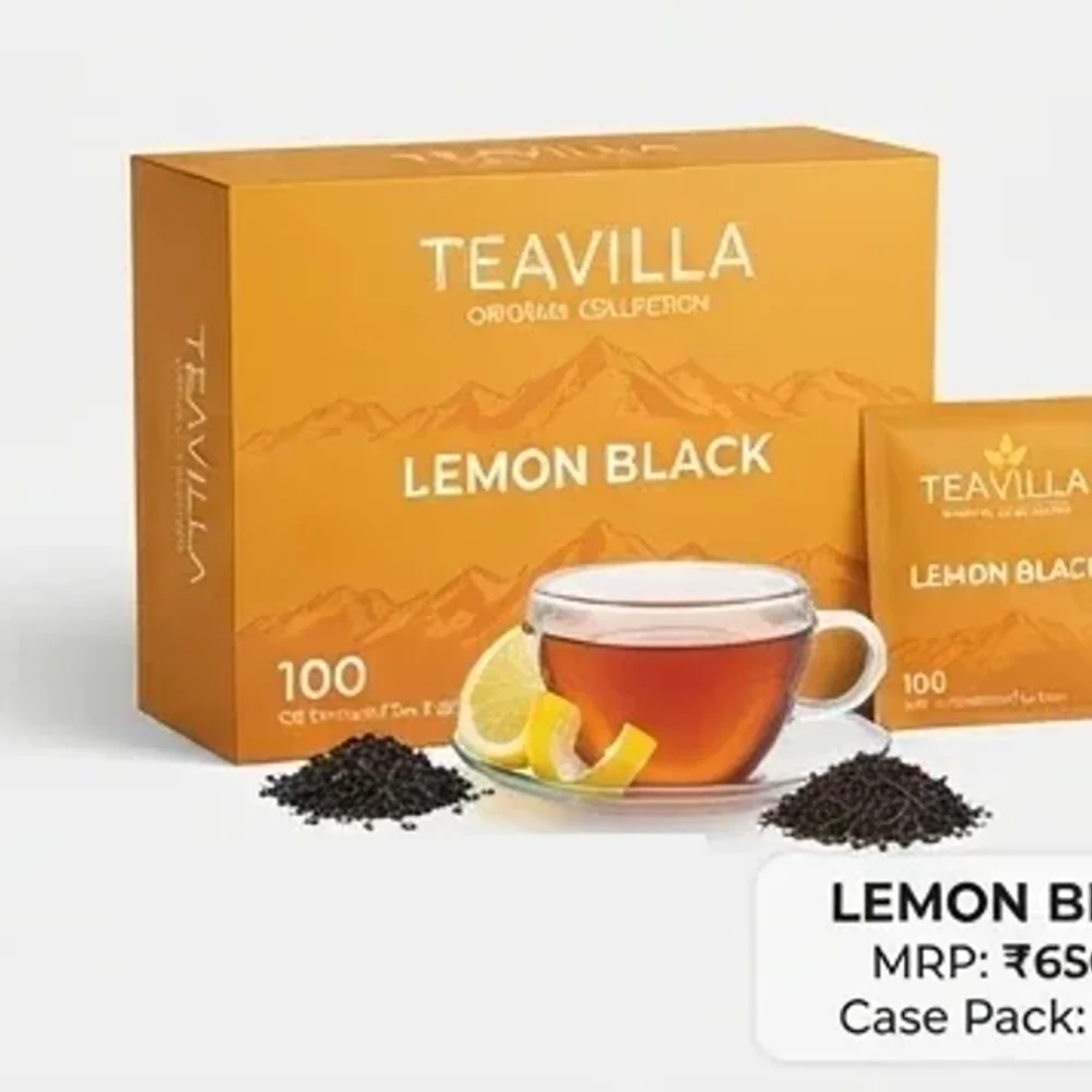 Lemon Black Tea - Food & Agriculture by Apurva Organics Ltd.
