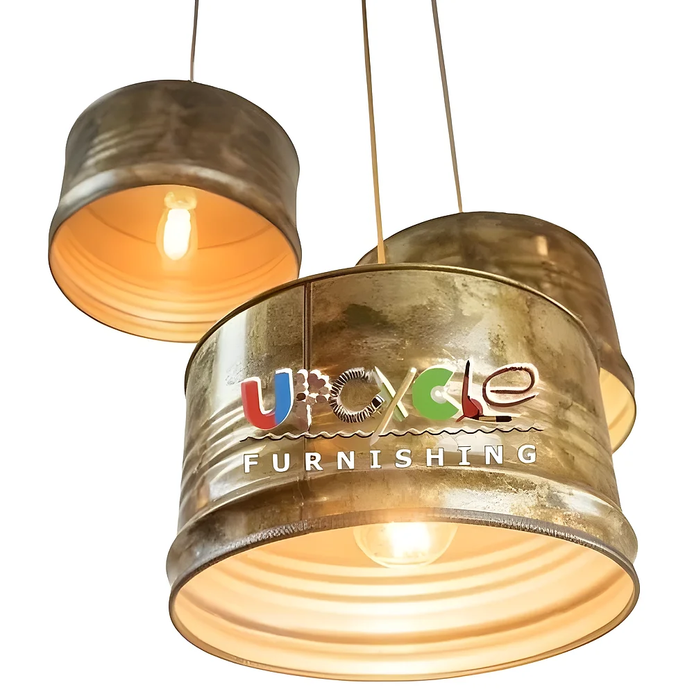 Repurposed Barrel Hanging Light - Furniture & Interiors by Upcycle Furnishing India