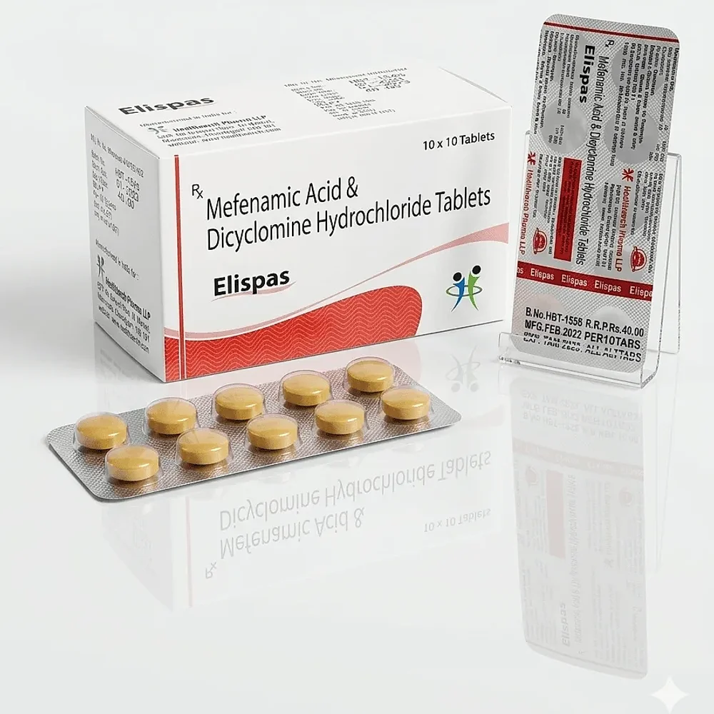 Mefenamic Acid Dicyclomine Hydrochloride Tablets - Healthcare & Medical by Healthserch Pharma LLP