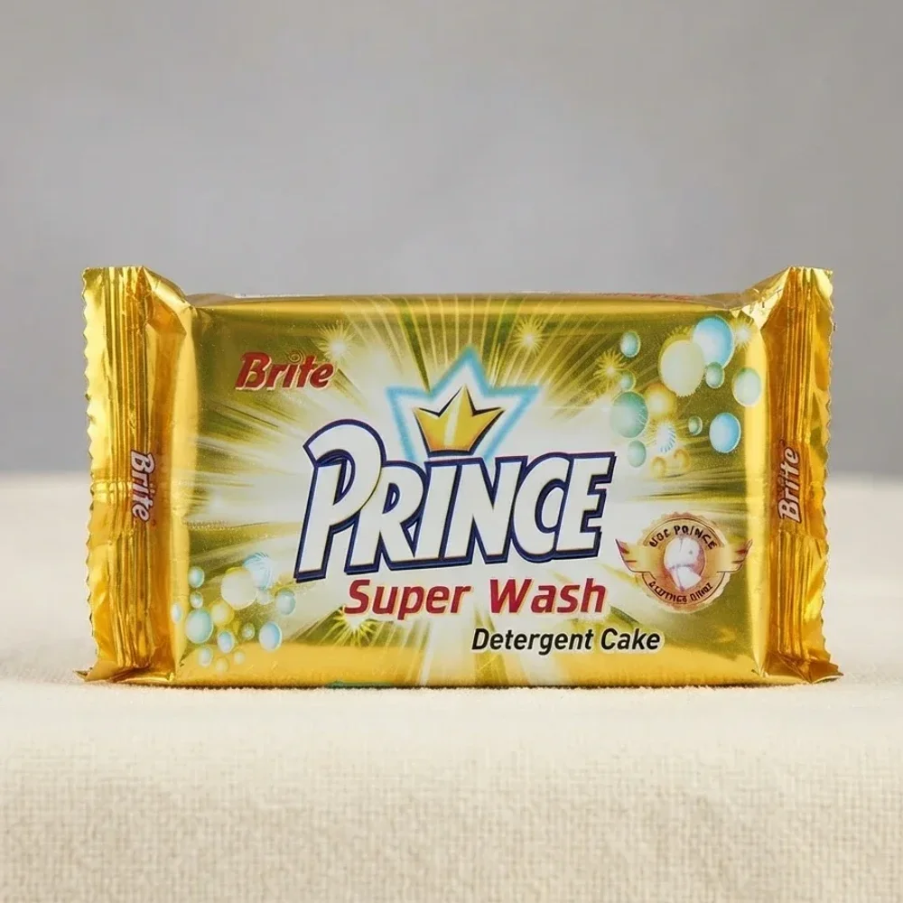 Prince Brite Detergent Bar 145 Gms - Home & Kitchen by J K Industries