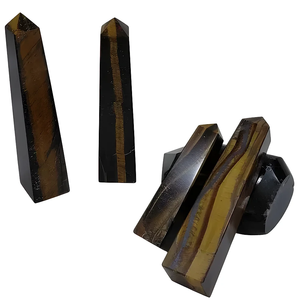 Tigers Eye Gemstone Tower - Home & Kitchen by Sarah Agate