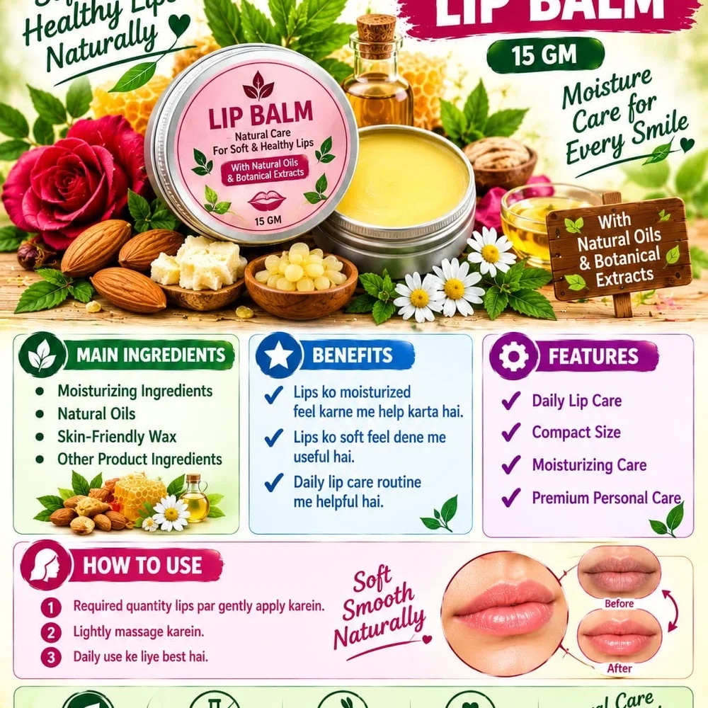 Lip Balm - Beauty & Personal Care by JM Global Exports