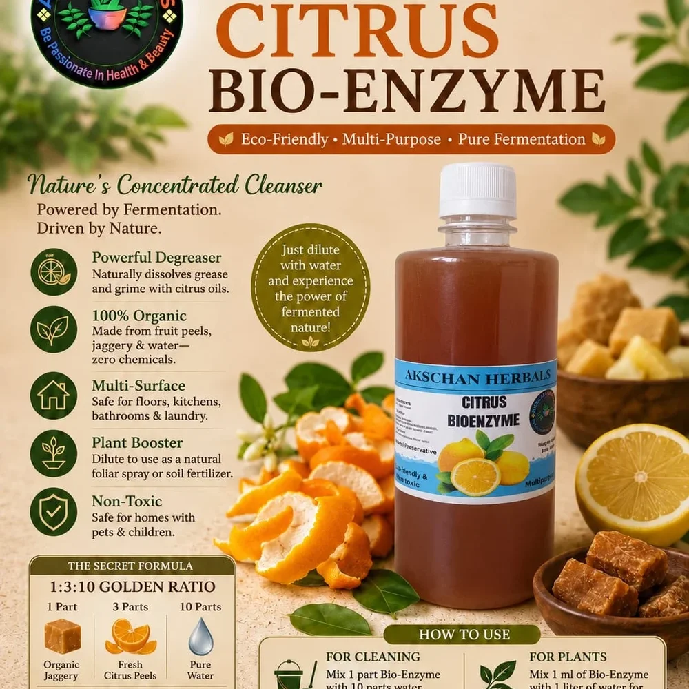 Citrus Bio-Enzyme - Chemicals & Raw Materials by Akschan Herbals (OPC) Pvt. Ltd.