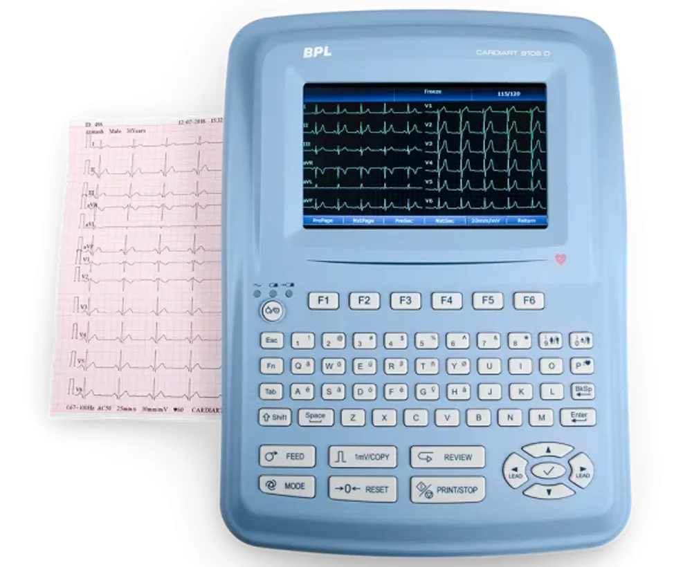 BPL Cardiart 9108D 12-Channel ECG Machine - Healthcare & Medical by Accurate Surgicals