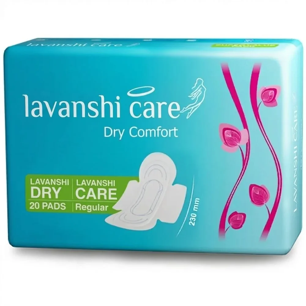 Lavanshi Care Regular 230mm Sanitary Napkins, 20 Pads Super Saver Pack - Beauty & Personal Care by Lavanshi Hygiene Care