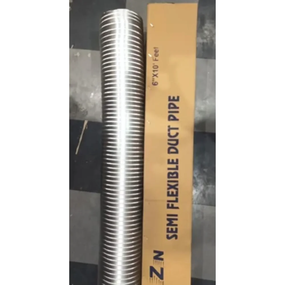 ZN 6 Inch Aluminium Semi Flexible Duct Pipe - Industrial Supplies & Tools by ZN Hyderabad Traders
